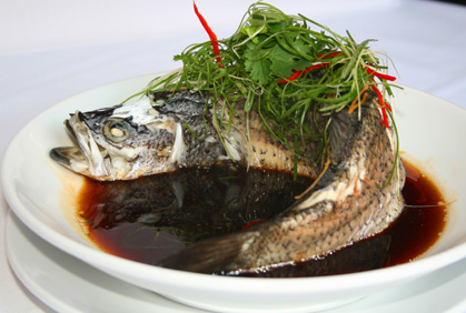 Steamed Barramundi